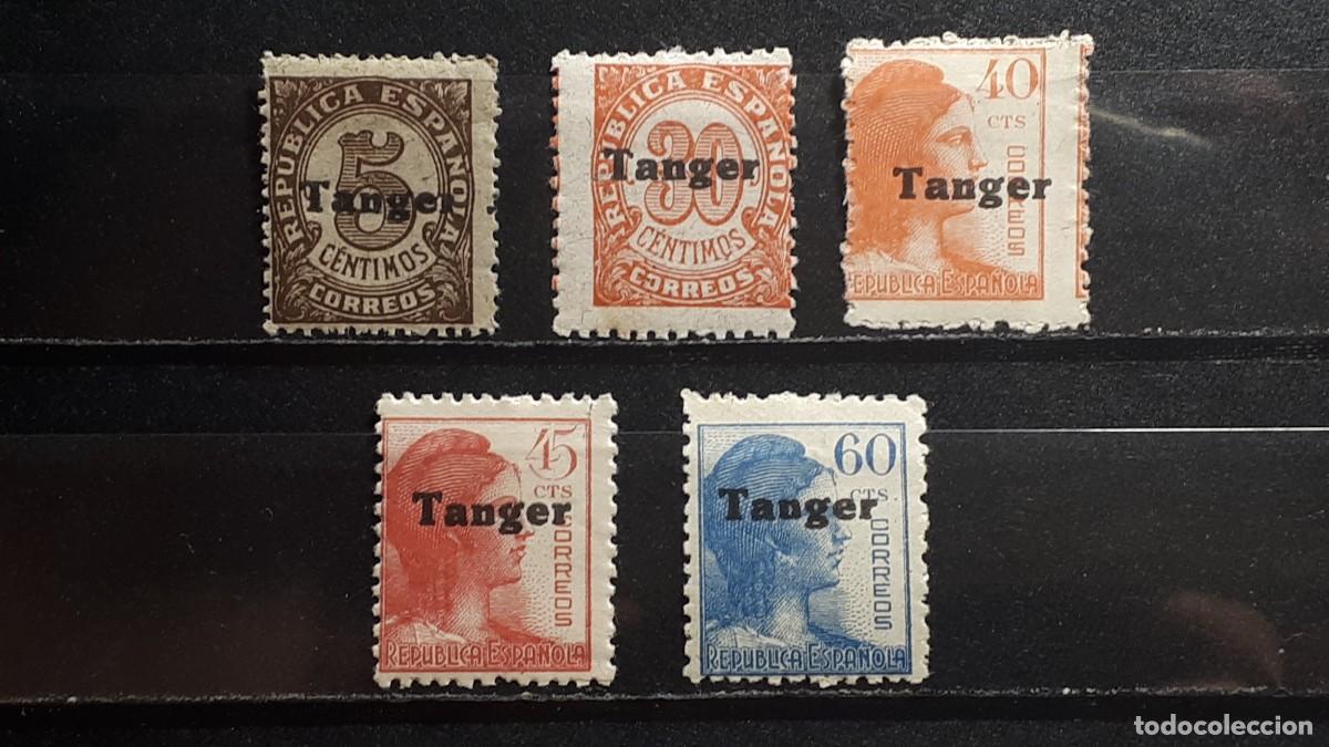 Sellos: T&Aacute;NGER . A&Ntilde;O 1939. *. EDIFIL 114, 11921, 123