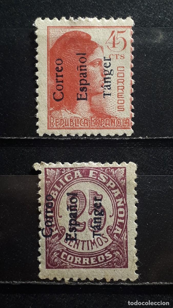 Sellos: T&Aacute;NGER . A&Ntilde;O 1938. *. EDIFIL 100, 103