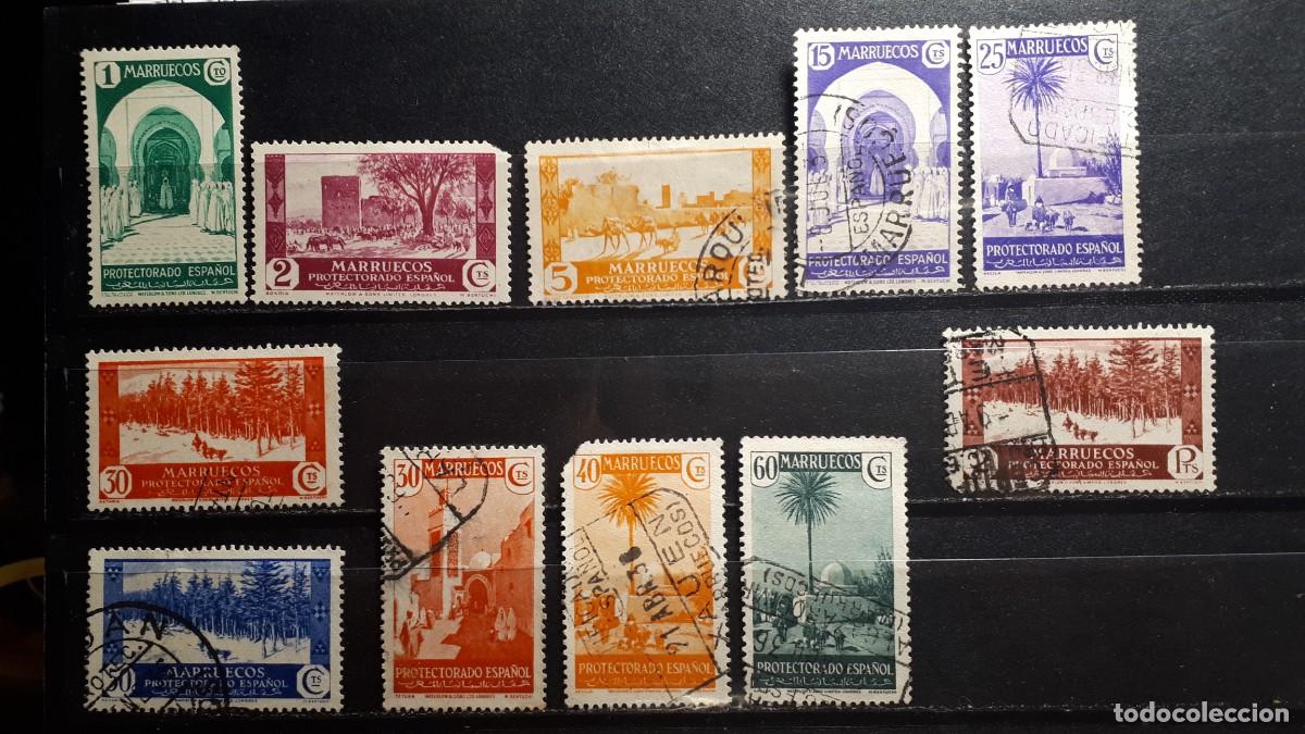 Sellos: MARRUECOS . A&Ntilde;O 1935-7. &deg;. EDIFIL 148/60. Falta 158, 160.