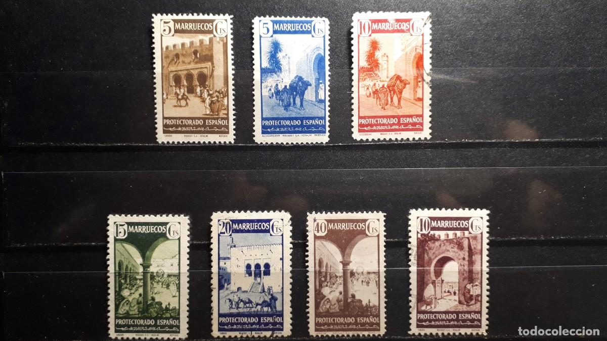 Sellos: MARRUECOS . A&Ntilde;O 1941. &deg;/*. EDIFIL 234/40