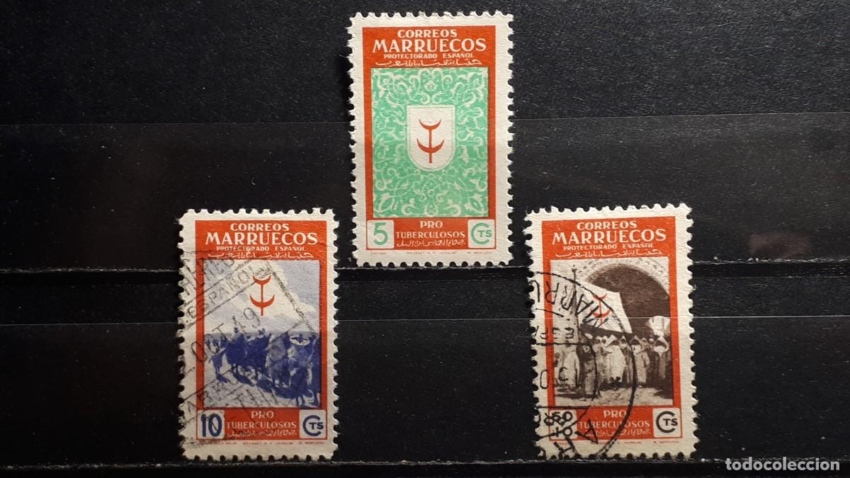 Sellos: MARRUECOS . A&Ntilde;O 1949. */&deg;. EDIFIL 307/9.