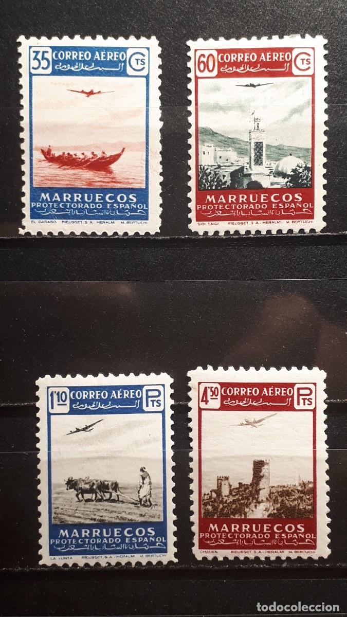 Sellos: MARRUECOS. A&Ntilde;O 1953. *. EDIFIL 369/72