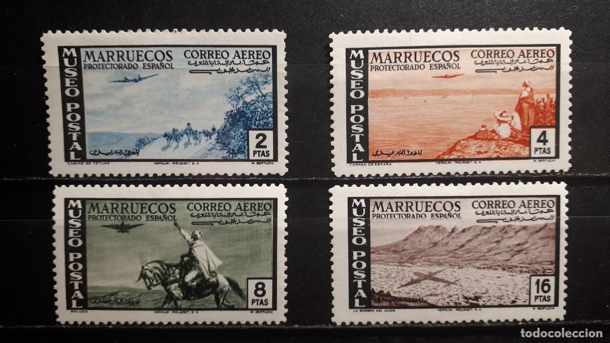 Sellos: MARRUECOS . A&Ntilde;O 1952. *. EDIFIL 357/60
