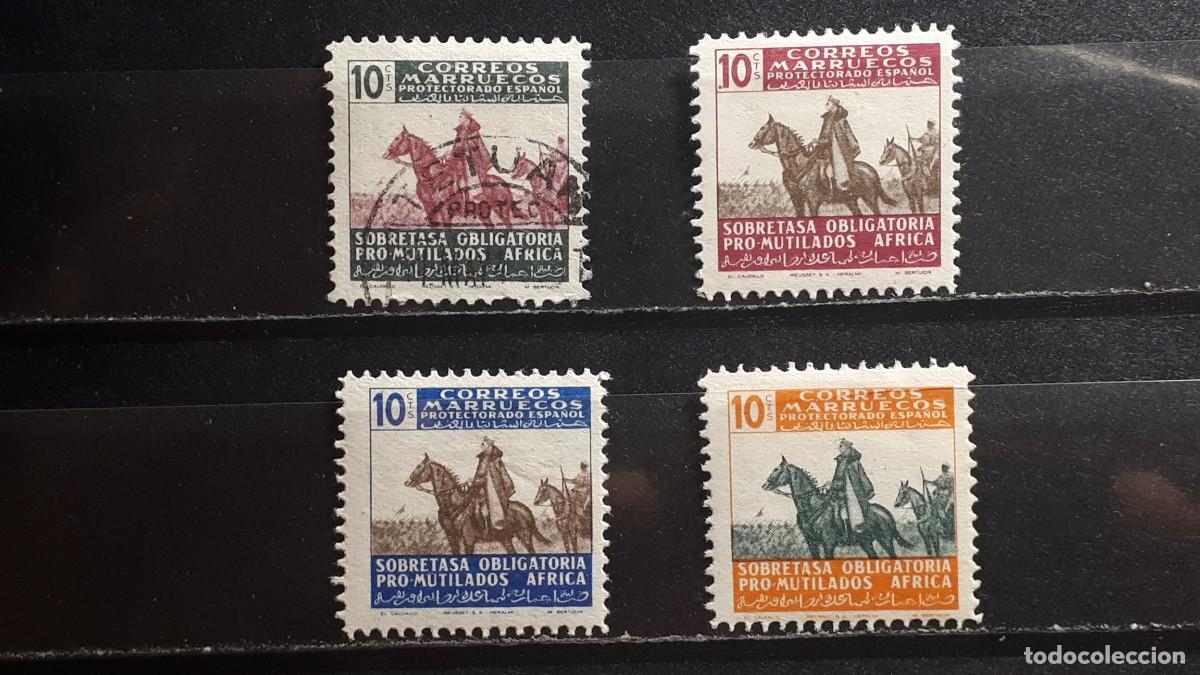 Sellos: MARRUECOS. A&Ntilde;O 1945. &deg;/*. EDIFIL Beneficencia 32/5