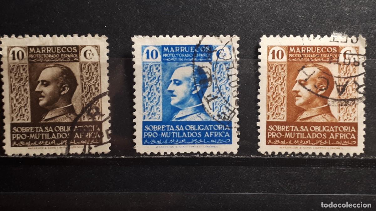 Sellos: MARRUECOS. A&Ntilde;O 1937. &deg;. EDIFIL Beneficencia 1/3