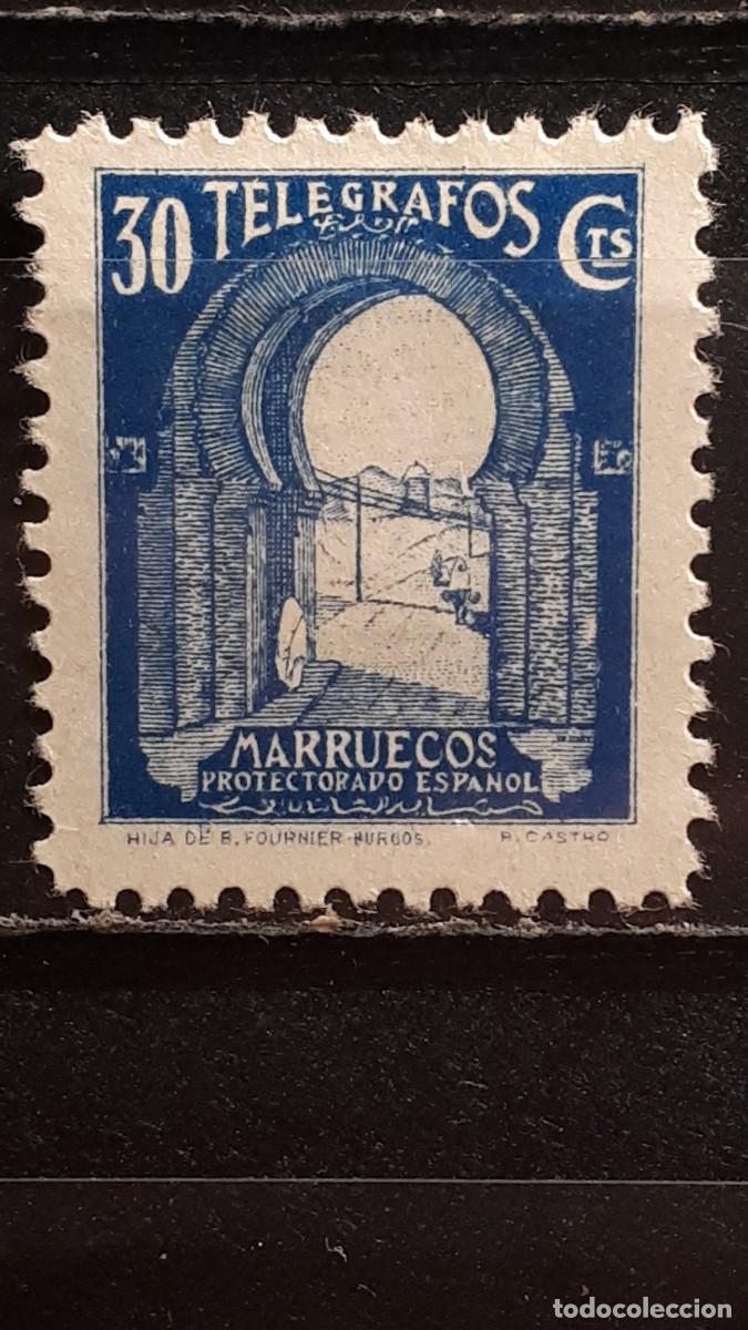 Sellos: MARRUECOS. A&Ntilde;O 1938. *. EDIFIL TELEGRAFOS 44