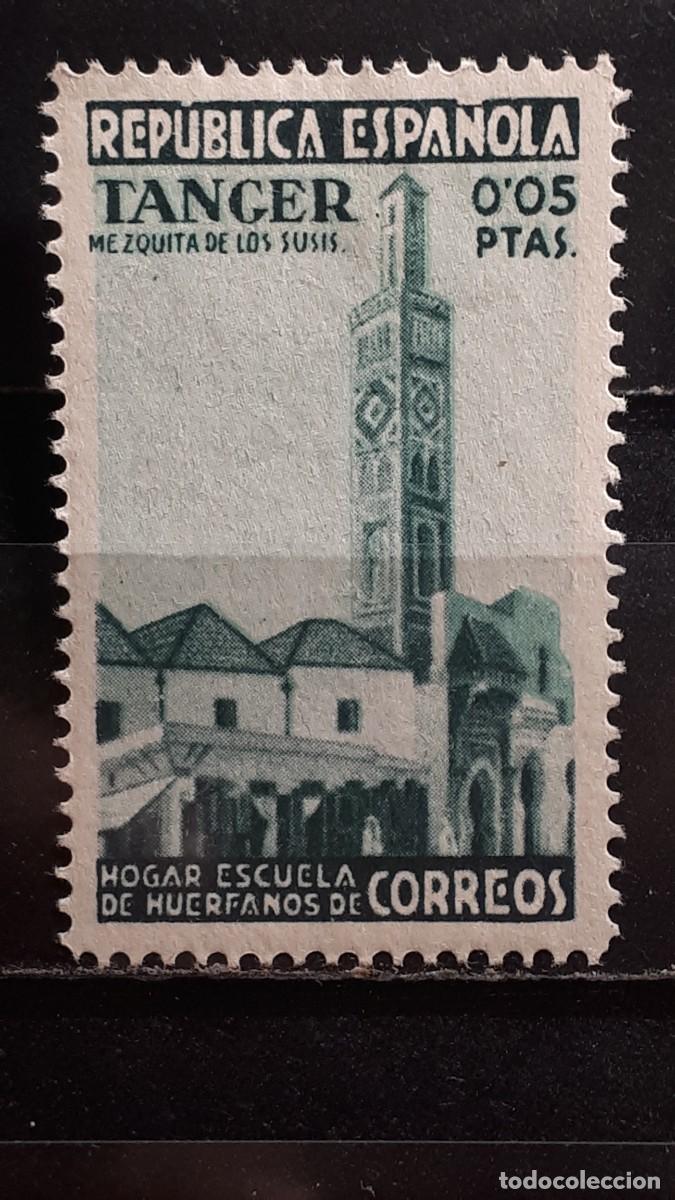 Sellos: T&Aacute;NGER . A&Ntilde;O 1937. Beneficencia Edifil 1