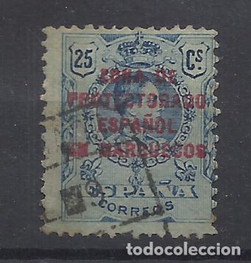 Sellos: marruecos 1916 edifil 62 usado VALOR 2022 CATALOGO 5.50 EUROS