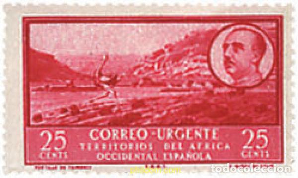 Sellos: 657268 MNH AFRICA OCCIDENTAL ESPA&Ntilde;OLA 1950 VISTAS Y EFIGIE DEL GENERAL FRANCO