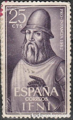 Sellos: 1962 - IFNI - PRO INFANCIA - JOFRE TENORIO - EDIFIL 187