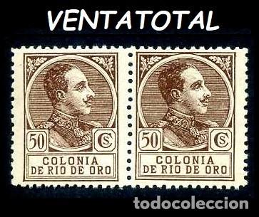 Sellos: SELLOSCLAISCOS AUTENTICOS 50CEN REY ALFONSO XIII A&Ntilde;O1919 COLONIA ESPA&Ntilde;OLA SAHARAOCIDENTAL RIO DE ORO