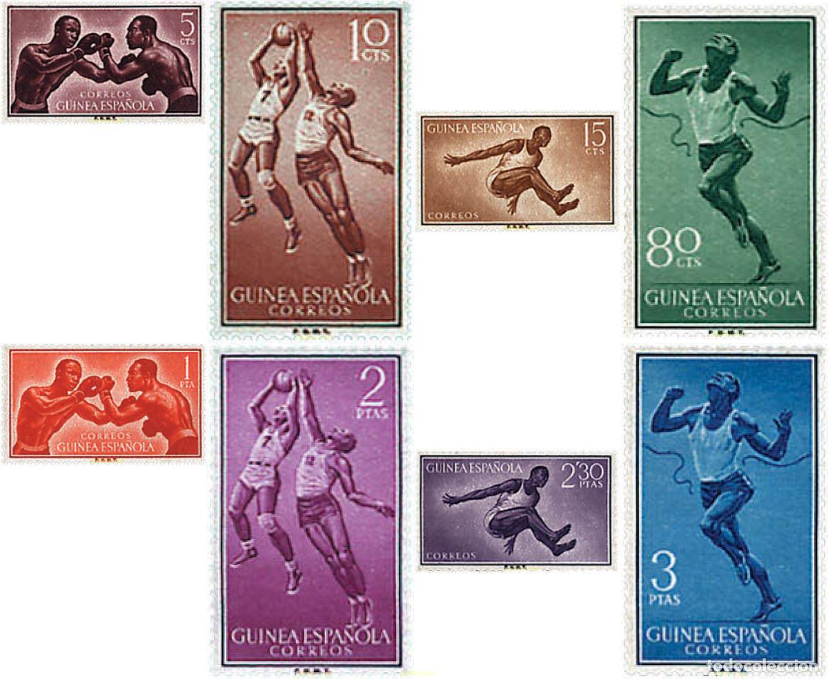 Sellos: 52329 MNH GUINEA ESPA&Ntilde;OLA 1958 DEPORTES