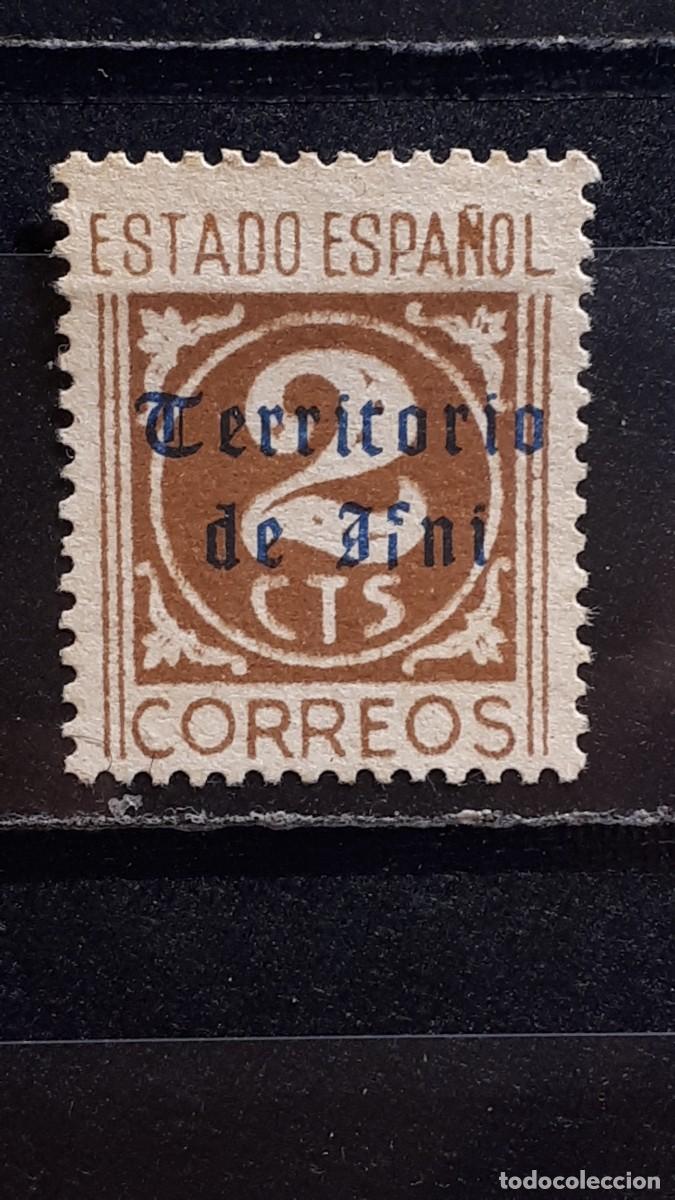 Sellos: IFNI. A&Ntilde;O 1948. (*). EDIFIL 37