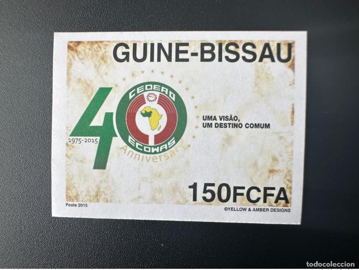 Sellos: Guinea Bissau 2015 ND Imperf Emisi&oacute;n conjunta CEDEAO 40 a&ntilde;os