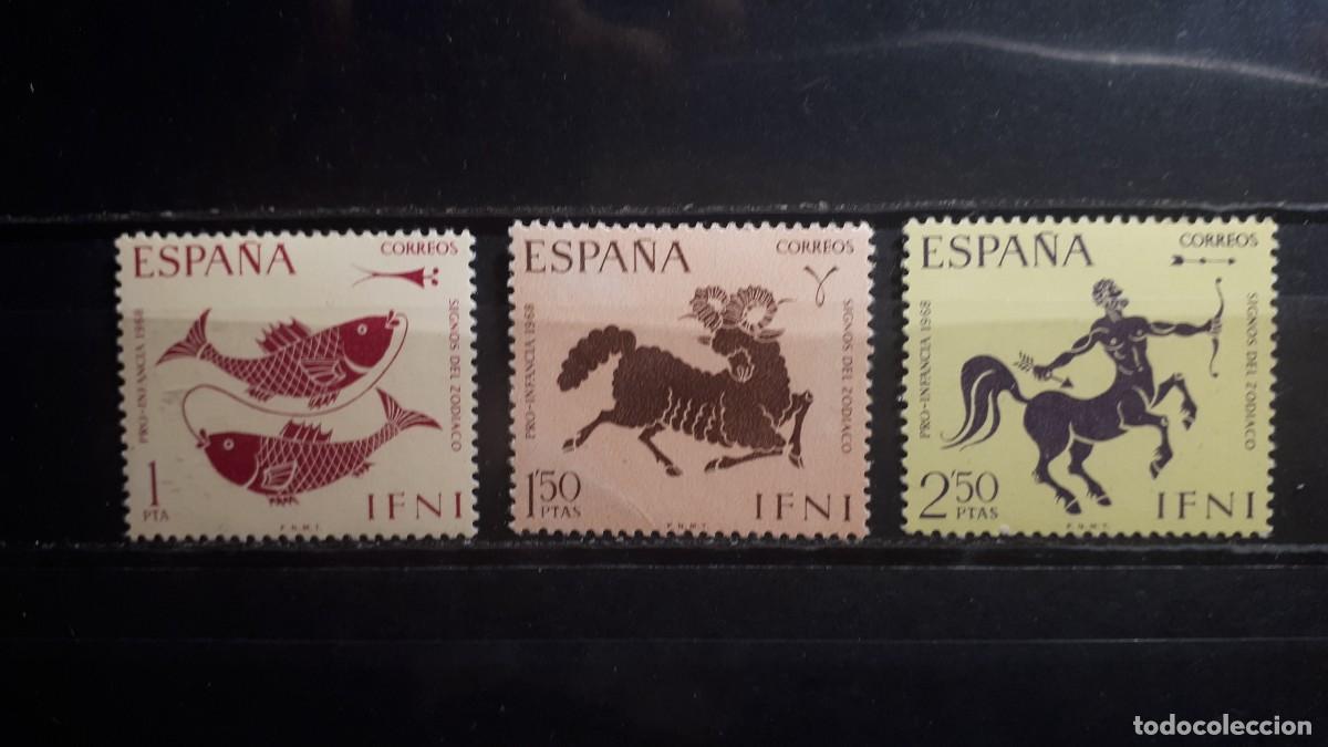 Sellos: IFNI. A&Ntilde;O 1968.**. Edifil 233/5