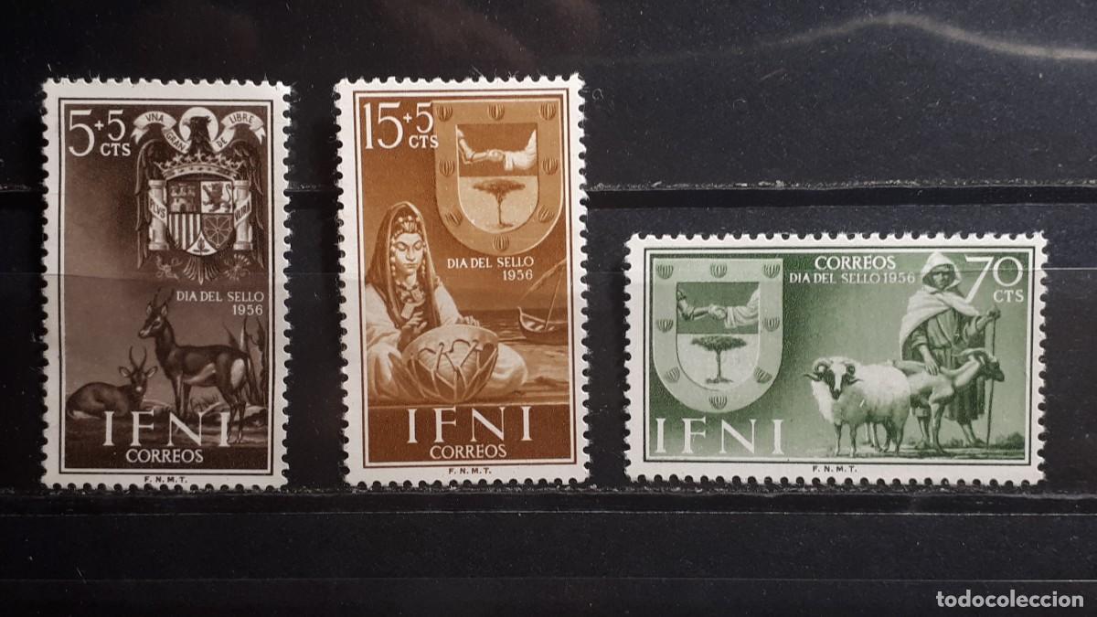 Sellos: IFNI. A&Ntilde;O 1956. *. Edifil 132/4