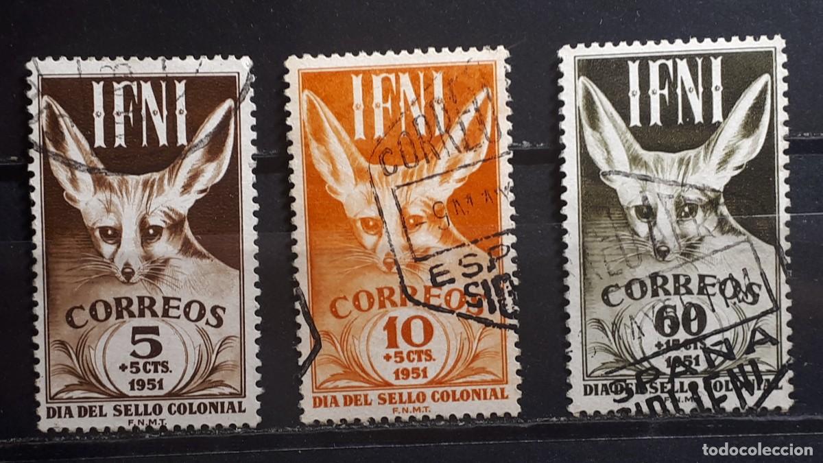 Briefmarken: IFNI. A&Ntilde;O 1951. &deg;. Edifil 76/8