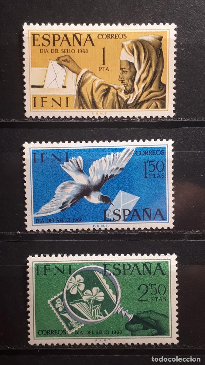 Sellos: IFNI. A&Ntilde;O 1968. **. Edifil 236/8