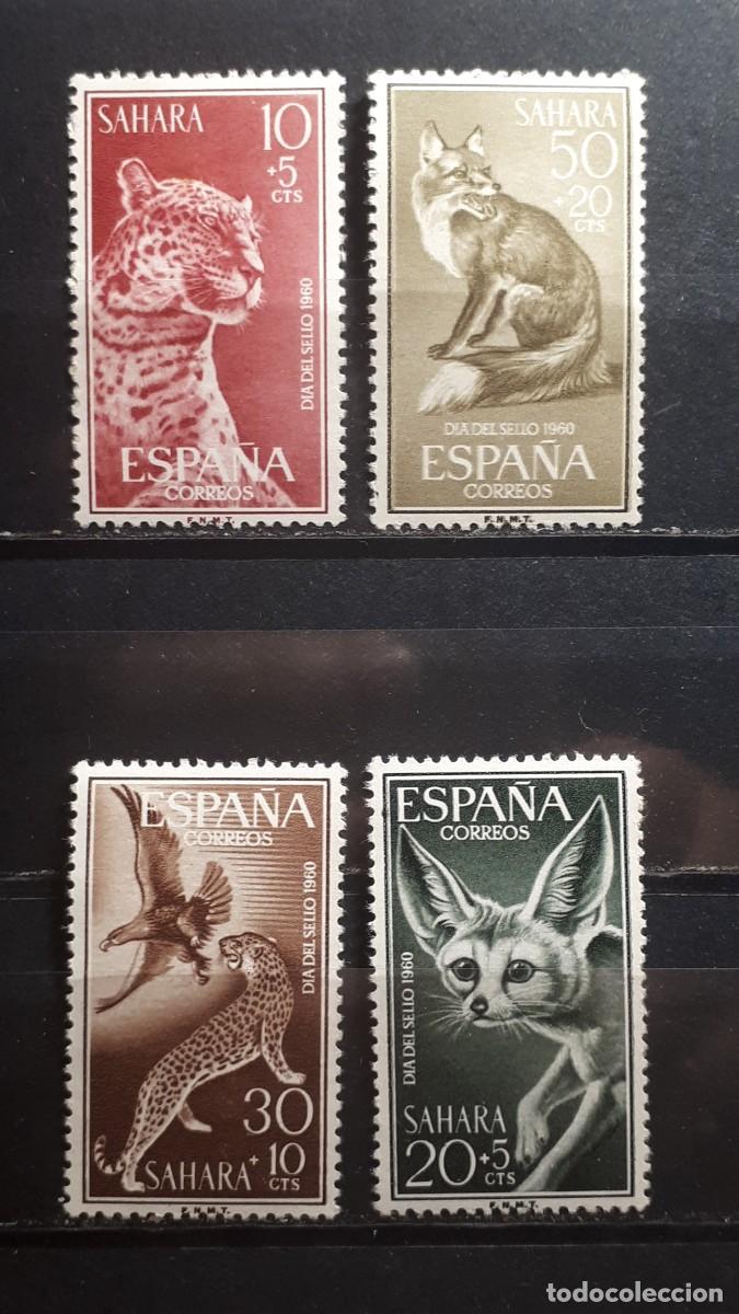 Sellos: S&Aacute;HARA. A&Ntilde;O 1960. **. Edifil 176/9