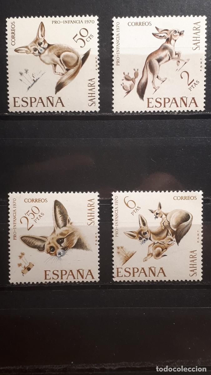 Sellos: S&Aacute;HARA. A&Ntilde;O 1970. **. Edifil 279/82