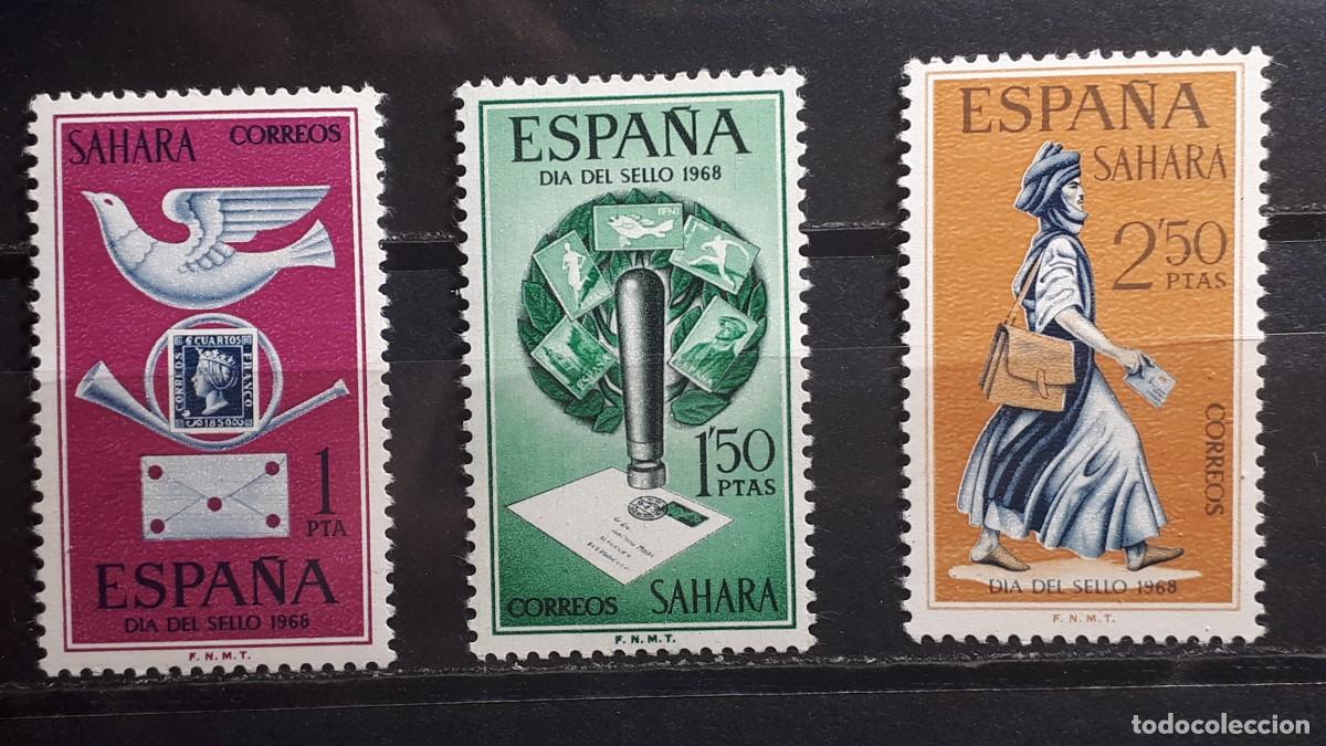 Sellos: S&Aacute;HARA. A&Ntilde;O 1968. **. Edifil 268/70