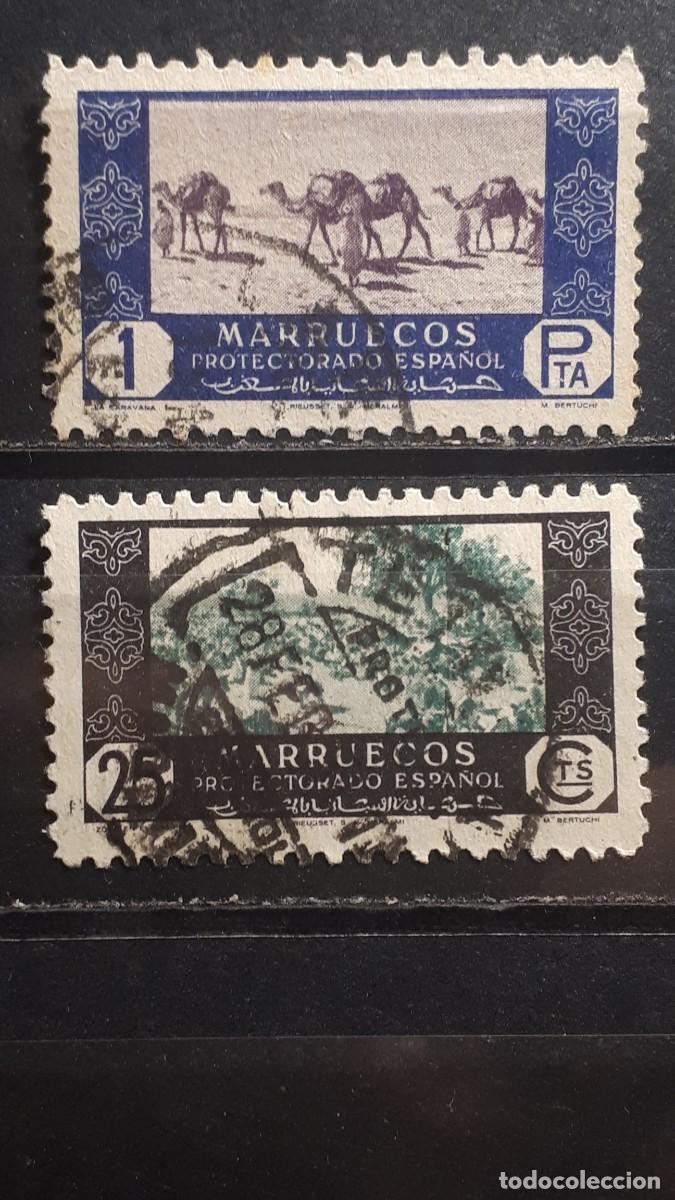 Sellos: MARRUECOS. A&Ntilde;O 1948. &deg;. Edifil 283, 288
