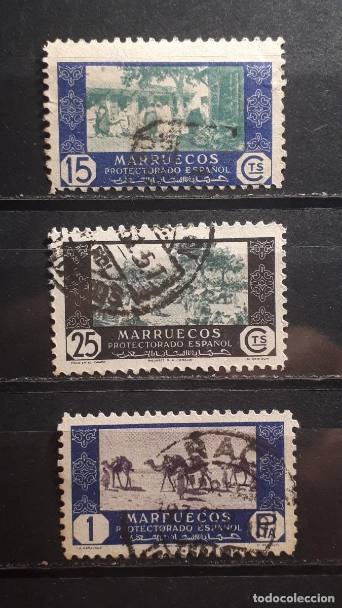 Sellos: MARRUECOS. A&Ntilde;O 1948. &deg;. Edifil 282/3, 288