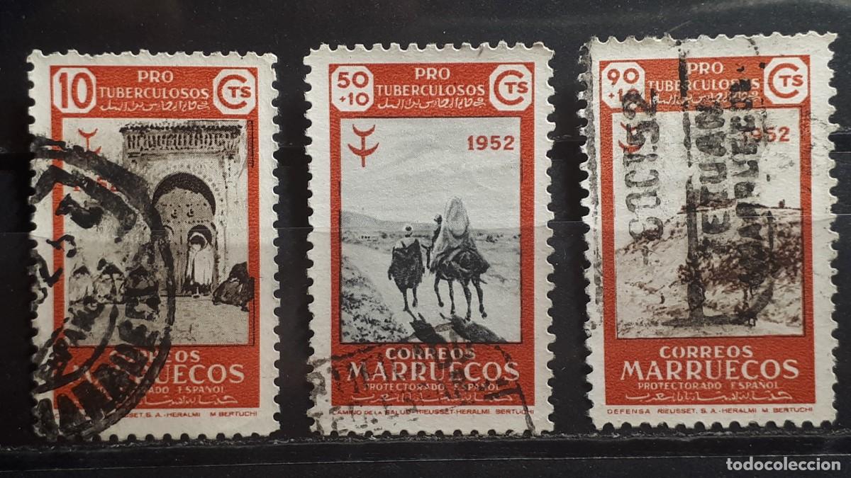 Sellos: MARRUECOS. A&Ntilde;O 1952. &deg;. Edifil 362/3, 364