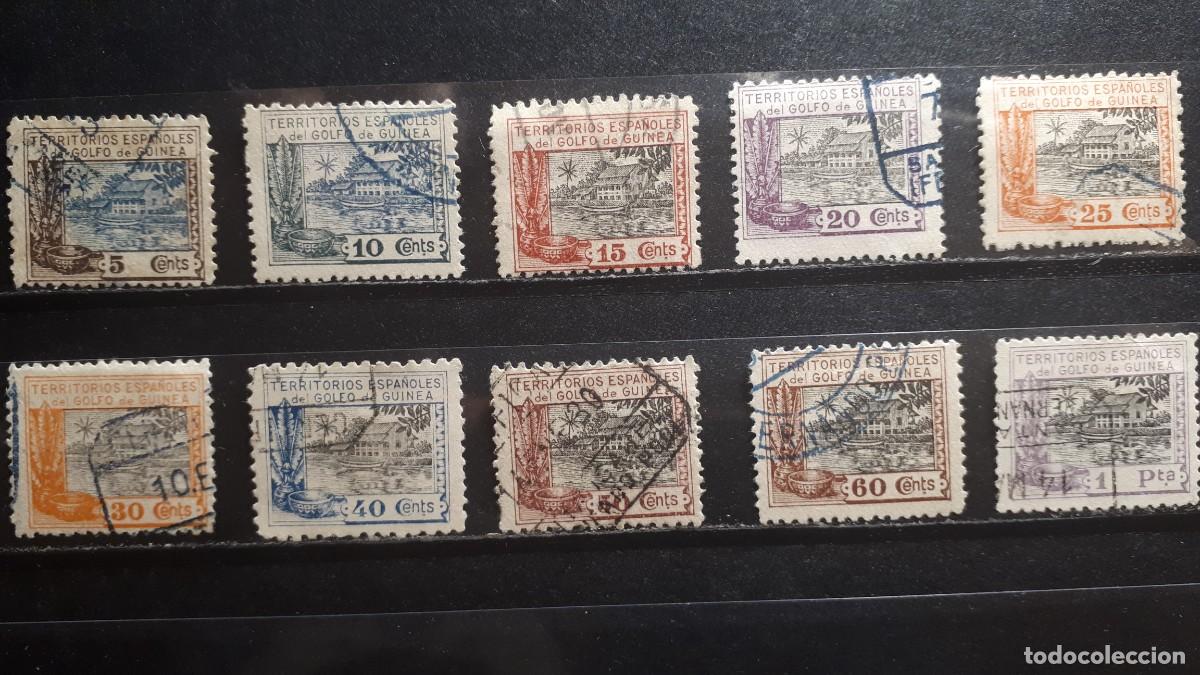 Stamps: GUINEA. A&Ntilde;O 1924. &deg;. EDIFIL 167/76