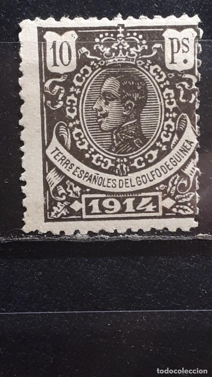 Sellos: GUINEA. A&Ntilde;O 1914. *. EDIFIL 110