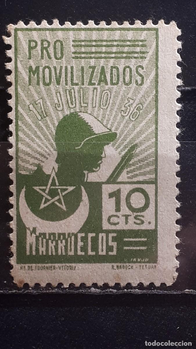 Sellos: MARRUECOS. A&Ntilde;O 1936. *. GUERRA CIVIL