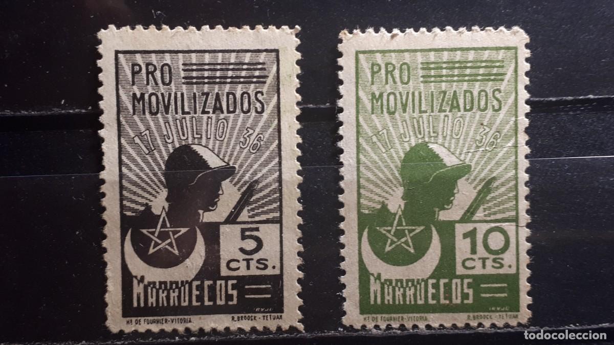 Sellos: MARRUECOS. A&Ntilde;O 1936. *. GUERRA CIVIL