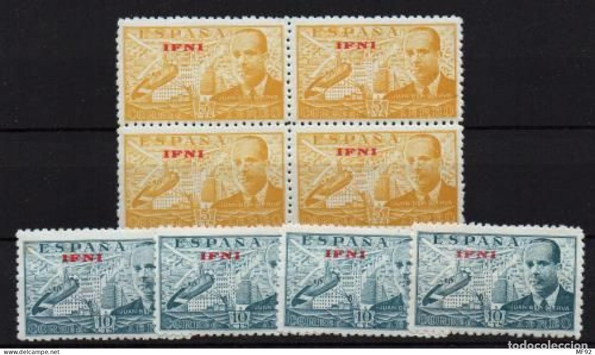 Sellos: Ifni n&ordm; 57/58. A&ntilde;o 1948