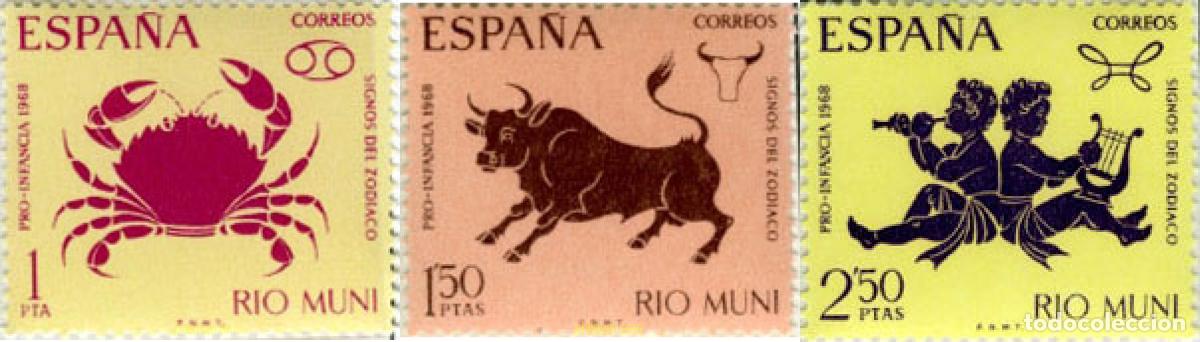 Sellos: 144268 MNH RIO MUNI 1968 PRO INFANCIA