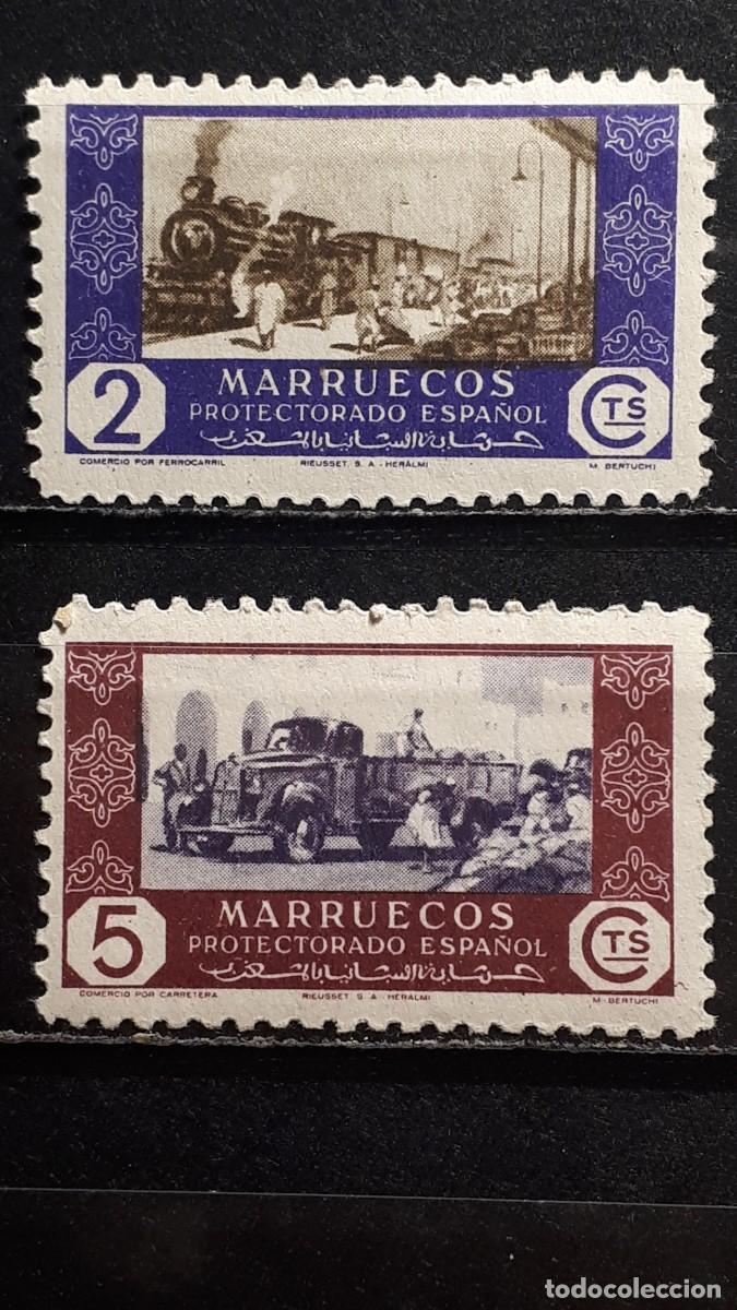 Sellos: MARRUECOS. A&Ntilde;O 1948. **. EDIFIL 280/1