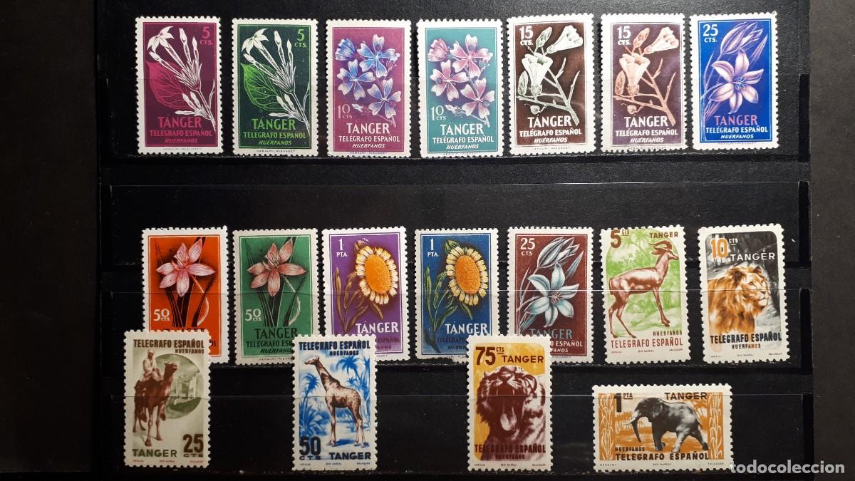 Sellos: MARRUECOS- T&Aacute;NGER. **. Telegrafos