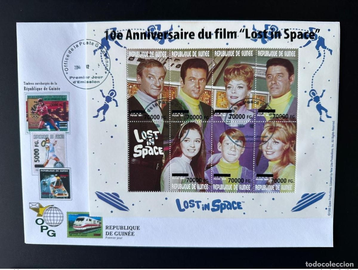 Sellos: Guinea 2008 Mi. 6345 - 6351 FDC sobrecargada Pel&iacute;cula Perdidos en el espacio