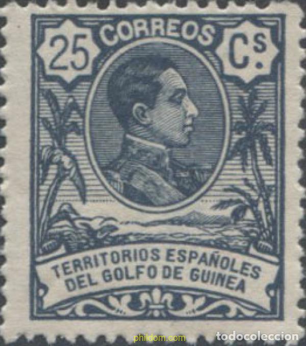 Sellos: 665875 MNH GUINEA ESPA&Ntilde;OLA 1909 EMISION GENERAL PARA LOS TERRITORIOS ESPA&Ntilde;OLES DEL GOLFO DE GUINE