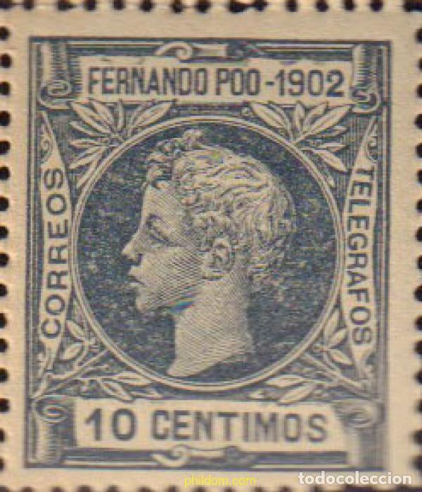 Sellos: 595801 MNH FERNANDO POO 1902 ALFONSO XIII