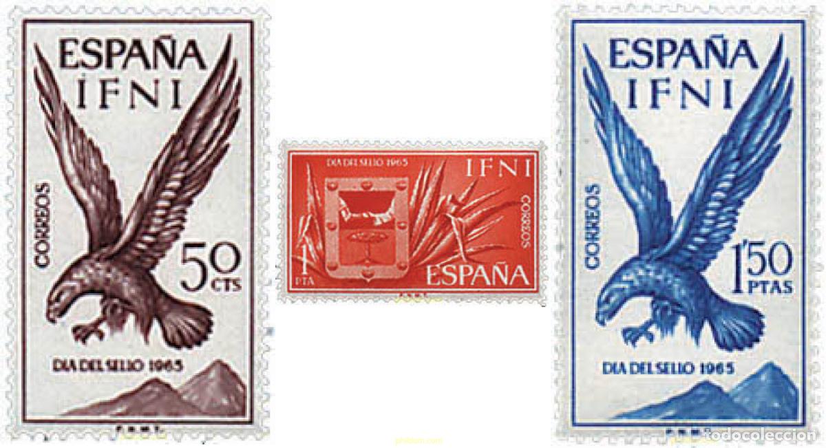 Sellos: 89734 MNH IFNI 1965 DIA DEL SELLO