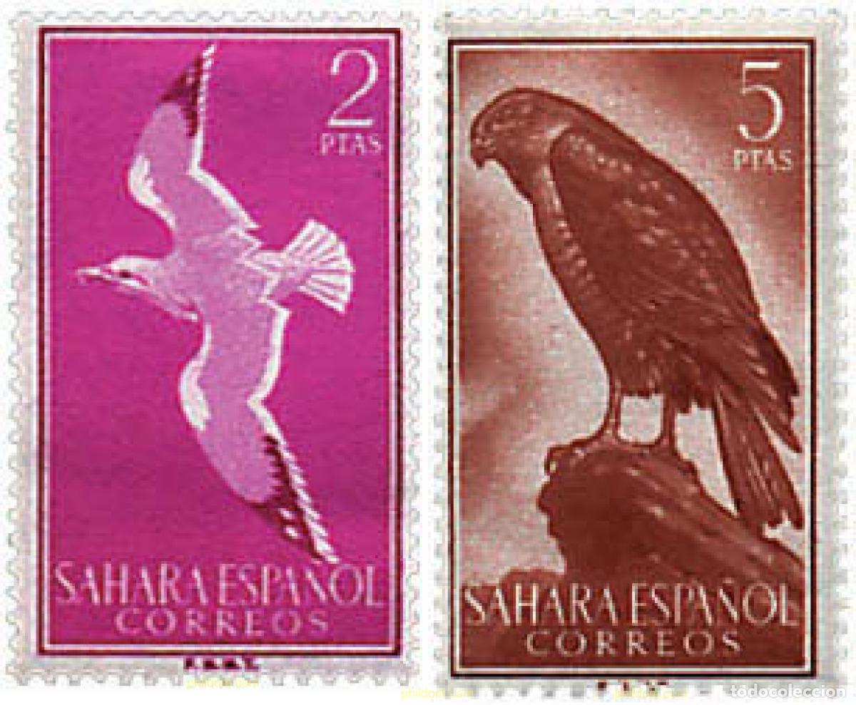 Sellos: 681185 HINGED SAHARA ESPA&Ntilde;OL 1959 AVES