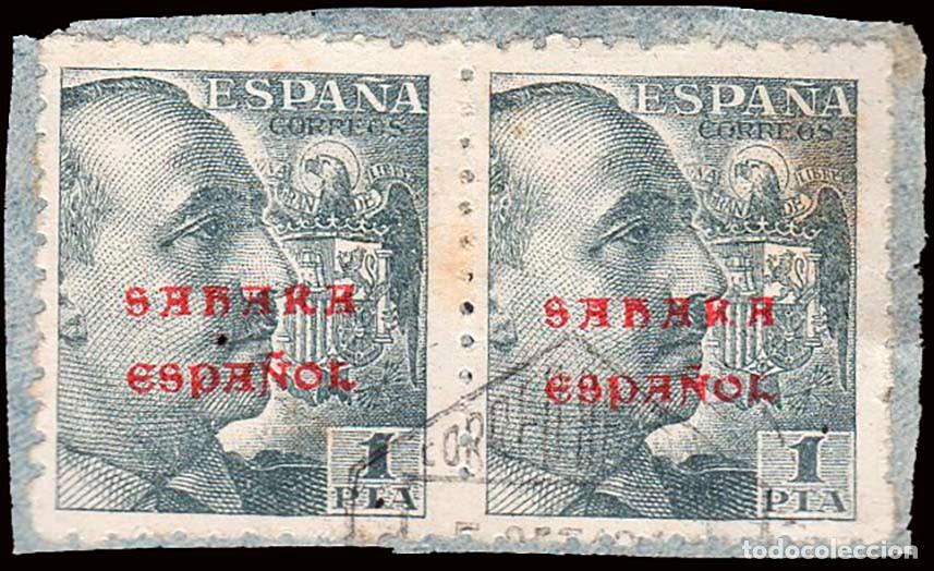Sellos: S&aacute;hara - Edi o 59 Pareja - Fragmento - 1 Pta.
