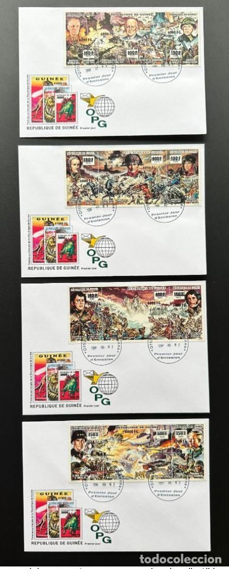 Sellos: Guinea 2009 FDC Mi. 6741-6752 Guerra sobrecargada Napole&oacute;n Bonaparte Austerlitz