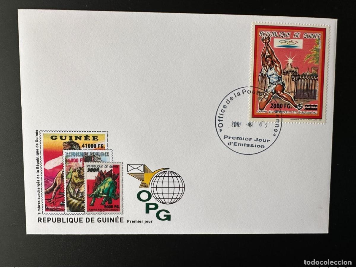 Sellos: Guinea 2009 FDC Mi. 6719 sobrecargado Juegos Ol&iacute;mpicos Barcelona 1992 Olympia