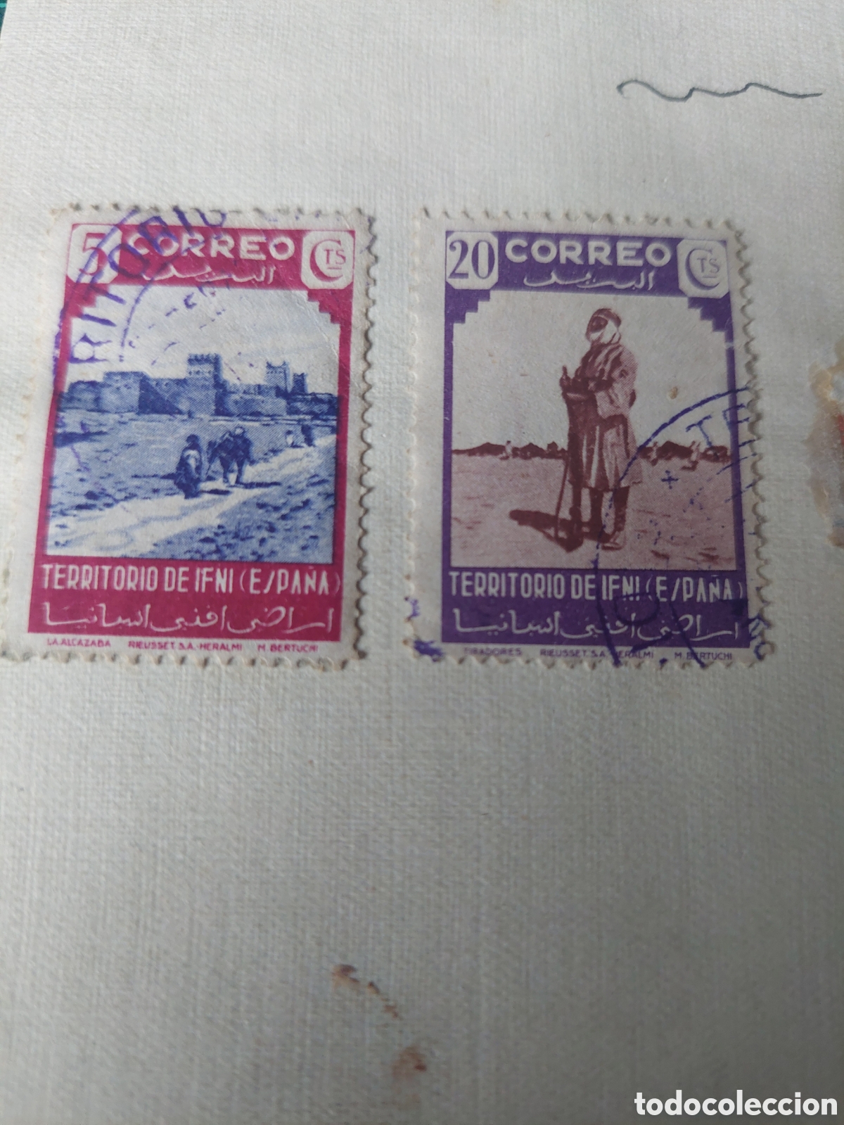 Sellos: COLONIAS ESPA&Ntilde;OLAS AFRICA MARRUECOS, IFNI