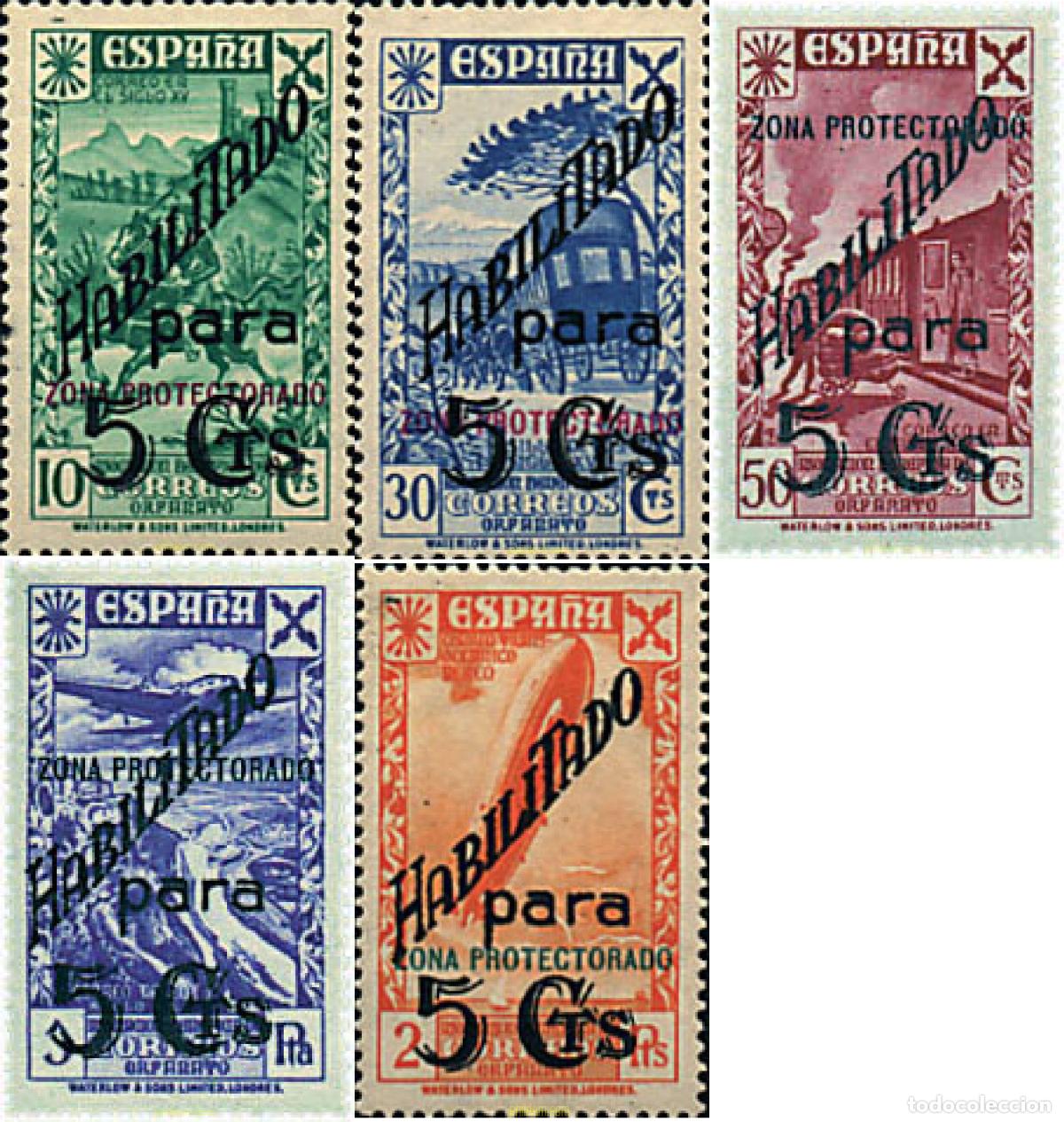 Sellos: 55931 MNH MARRUECOS ESPA&Ntilde;OL 1941 SELLOS DE BENEFICENCIA