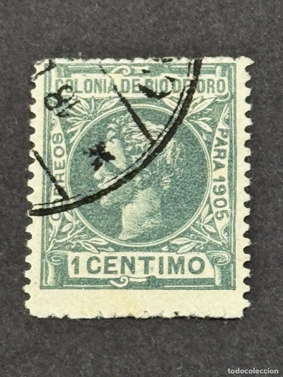 Selos: Rio de Oro, Alfonso XIII, 1905, Edifil 1, usado