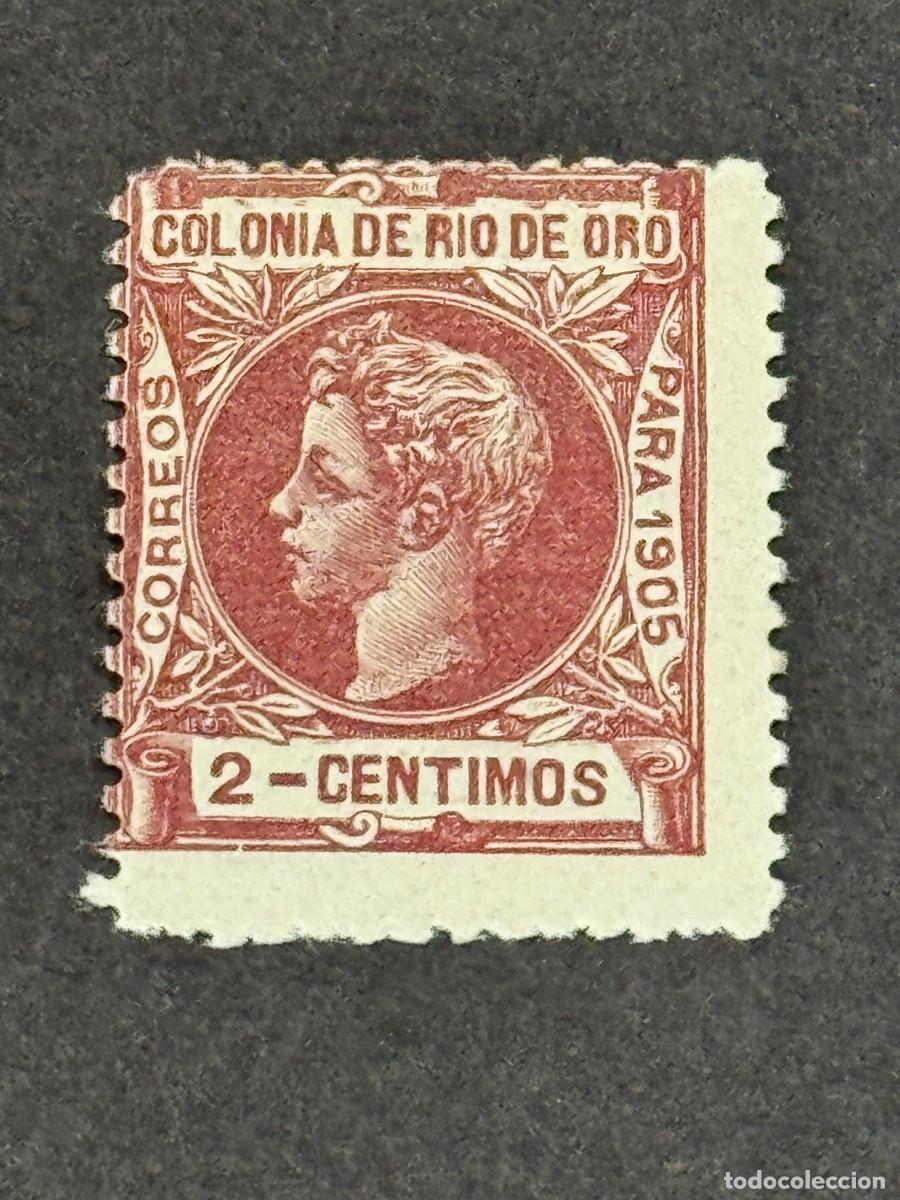Sellos: Rio de Oro, Alfonso XIII, 1905, Edifil 2, nuevo con fijasellos