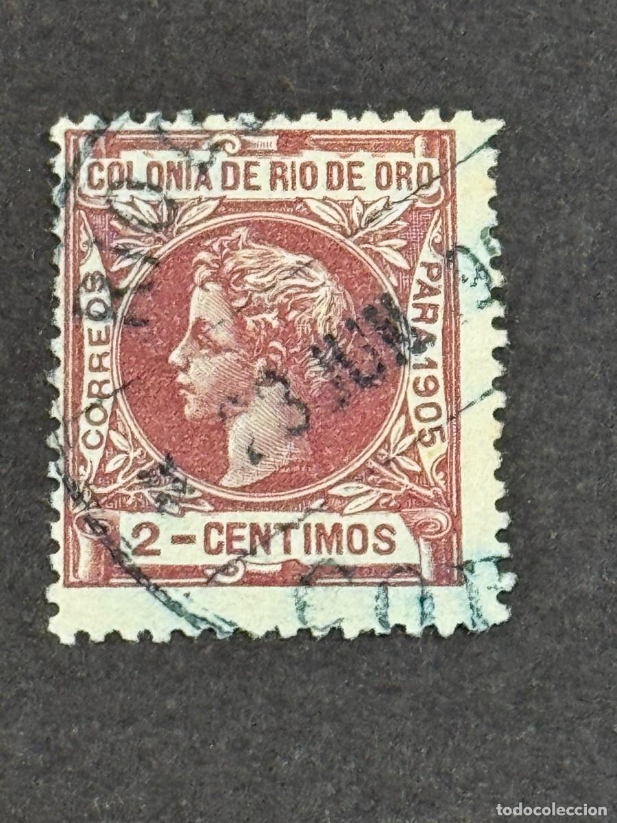 Sellos: Rio de Oro, Alfonso XIII, 1905, Edifil 2, usado