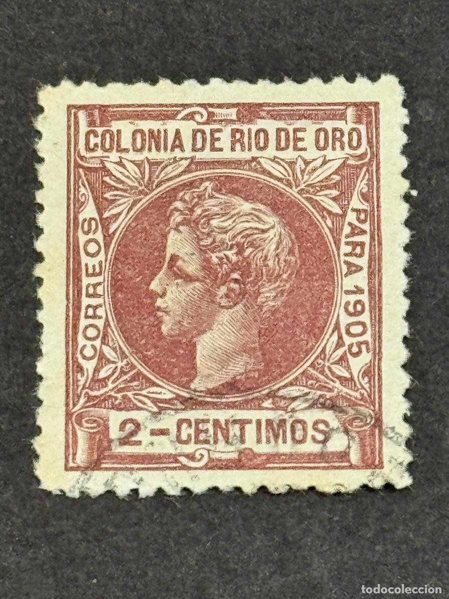 Sellos: Rio de Oro, Alfonso XIII, 1905, Edifil 2, usado